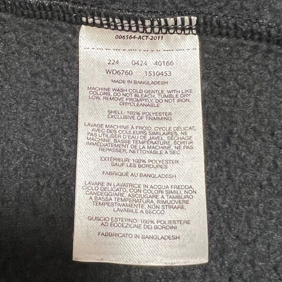 Columbia Kids Black Fleece Jacket Full Zip Mock Neck Size 3T Toddler Coat - Picture 8 of 9